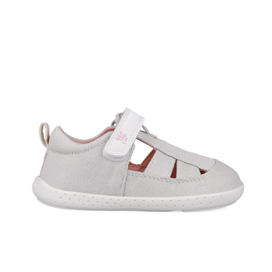 GARVALIN - Sandálias Lona Metalizada