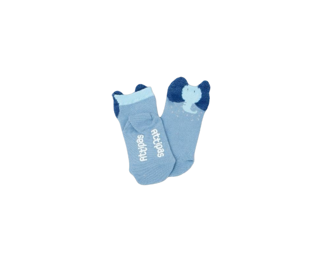 Meias antiderrapantes Elefante + Leão