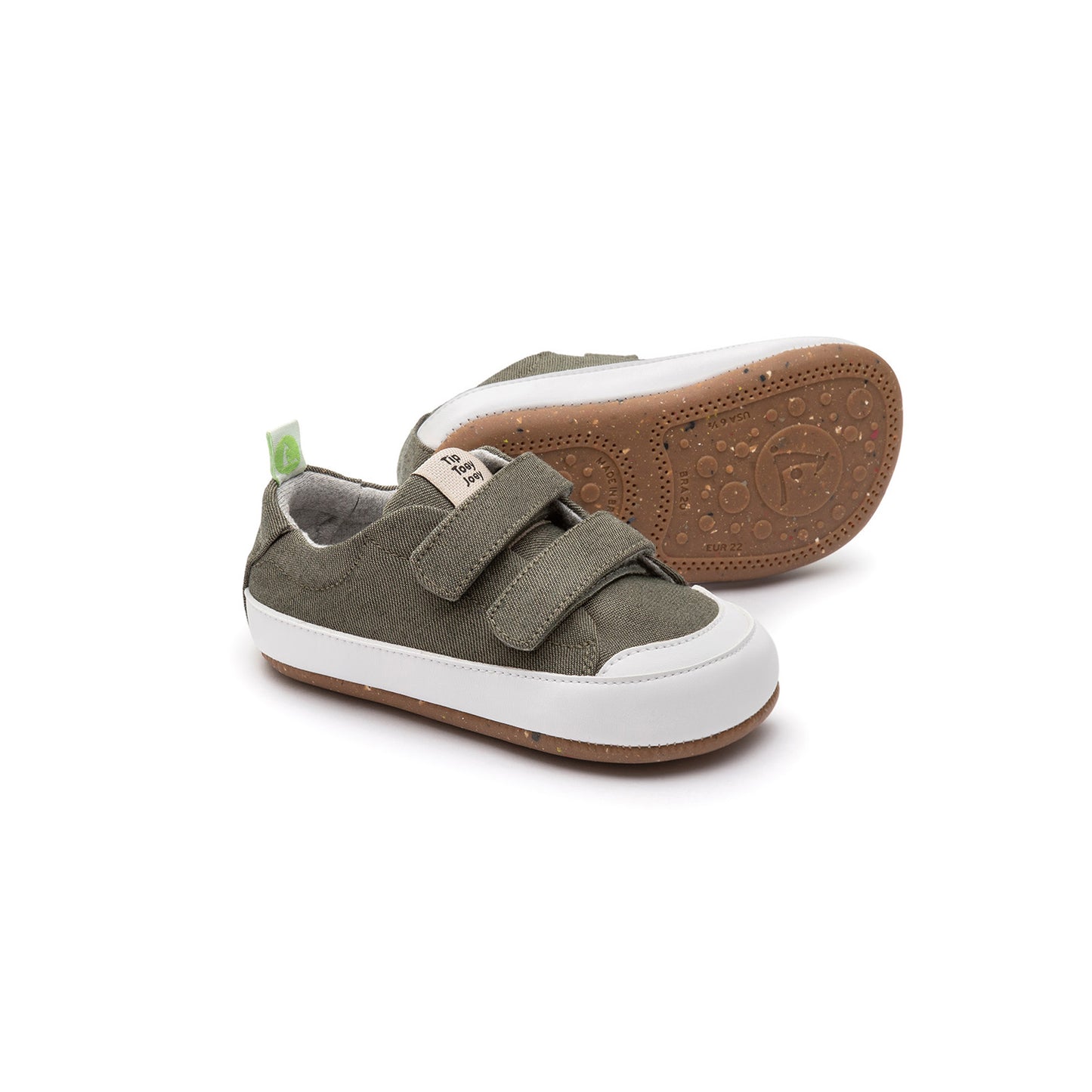 TIP TOEY JOEY - Ténis Bossy Green Verde Eco Canvas (LONA VEGAN)