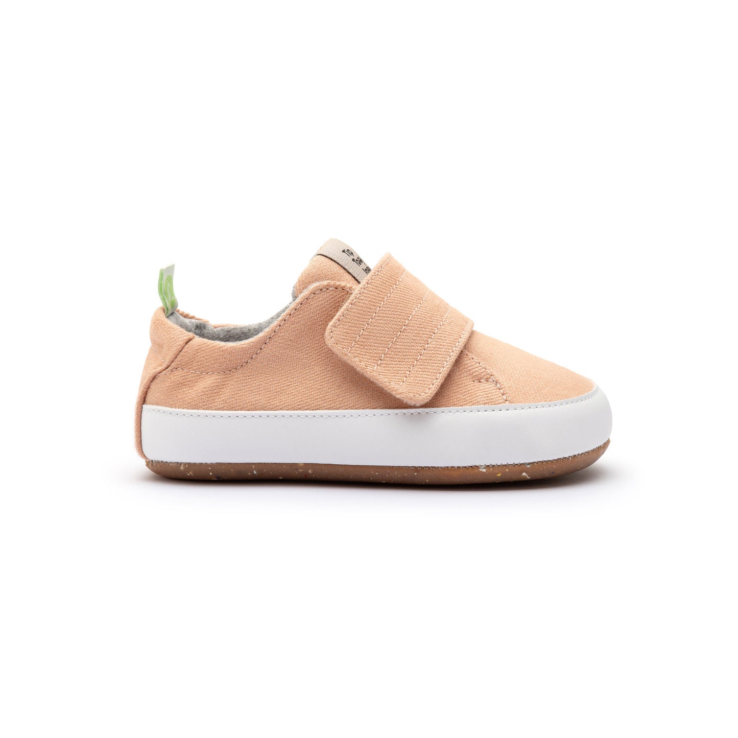 TIP TOEY JOEY - Ténis Friendly Green Peach Canvas (LONA VEGAN)