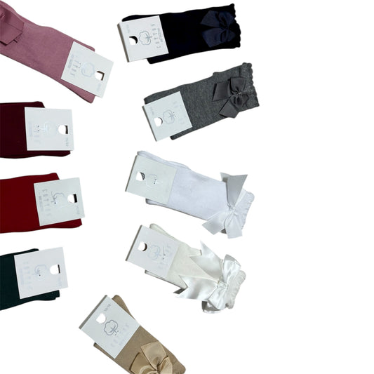 Meia Alta - Laço Gorgurão