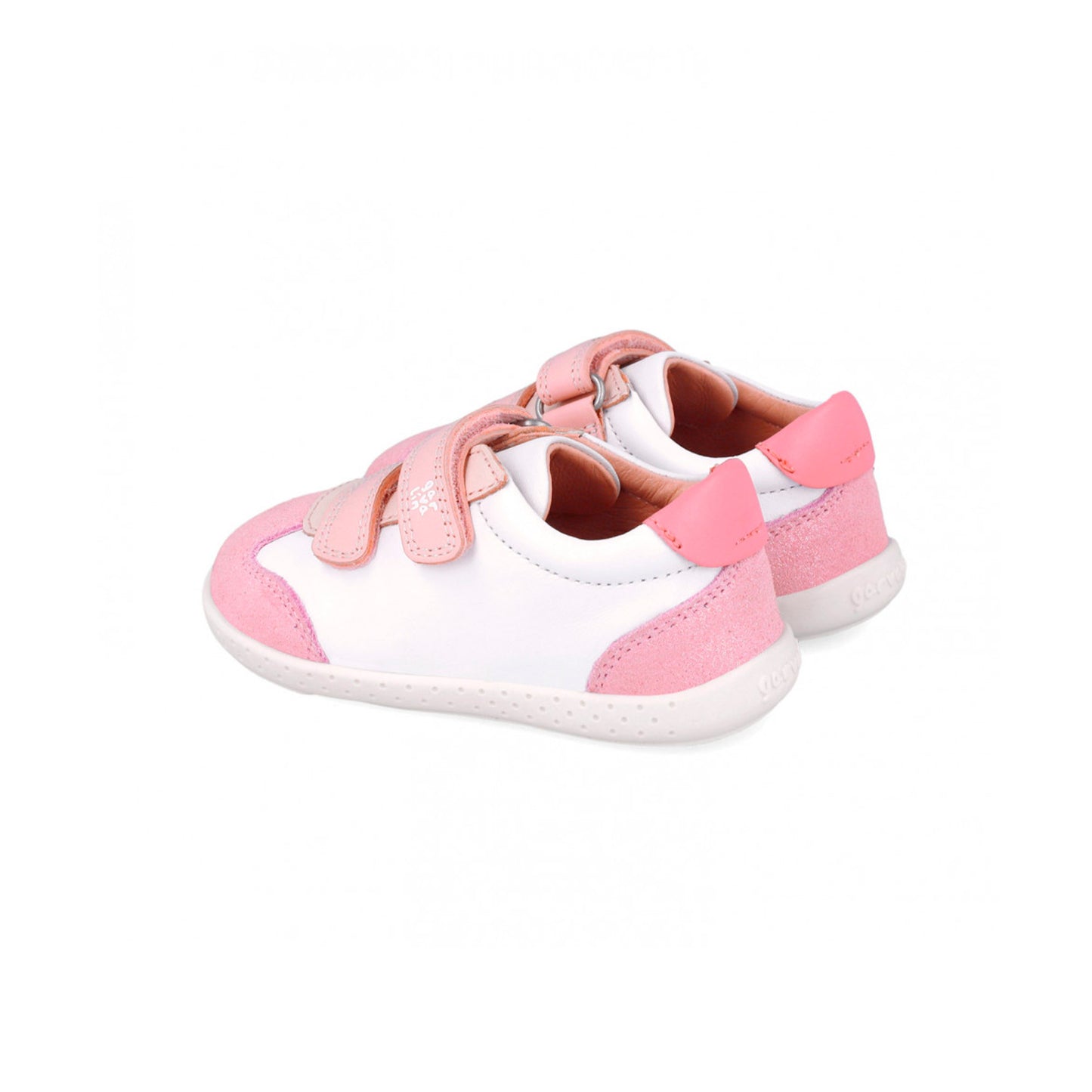 GARVALIN - Sapatilha casual branco e rosa
