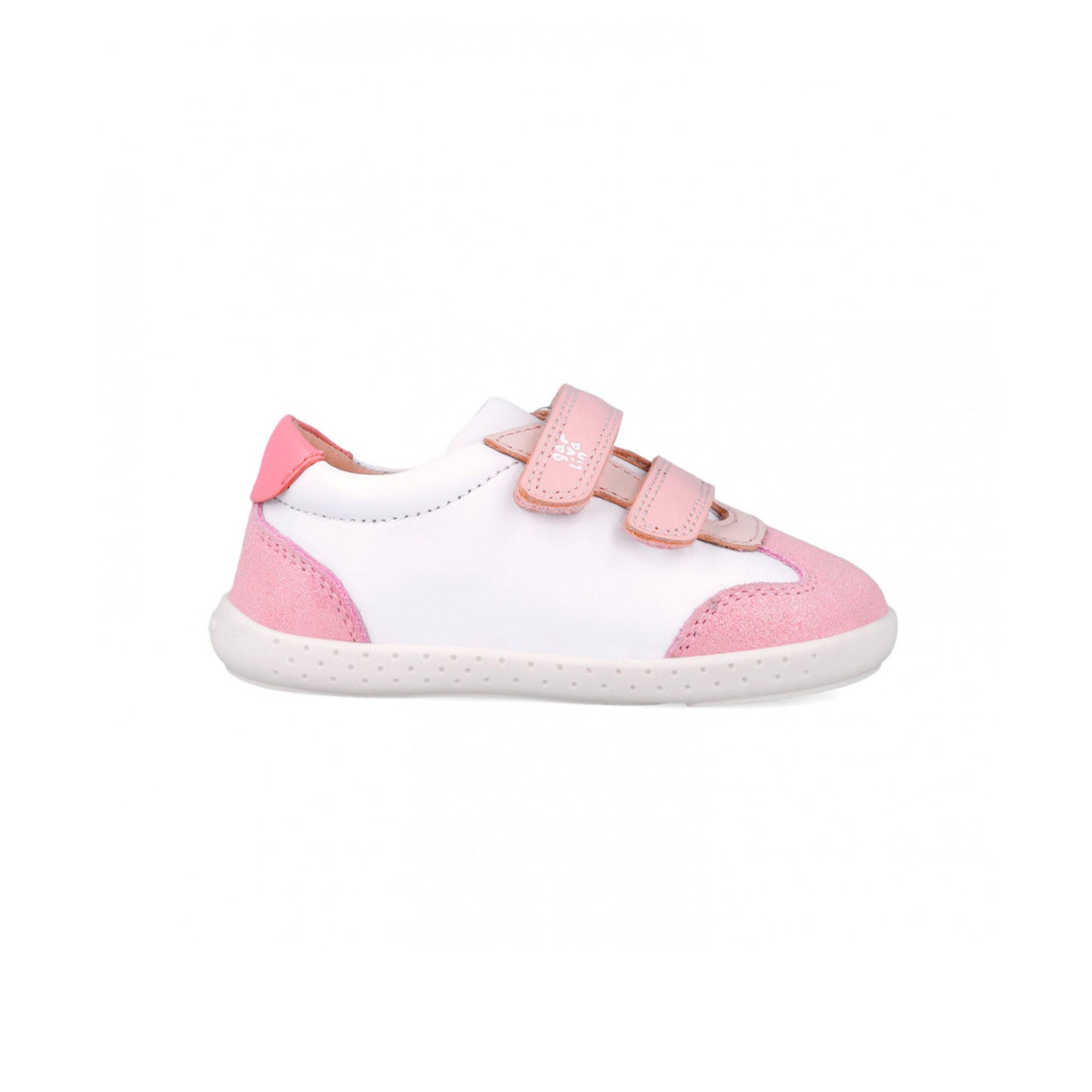 GARVALIN - Sapatilha casual branco e rosa