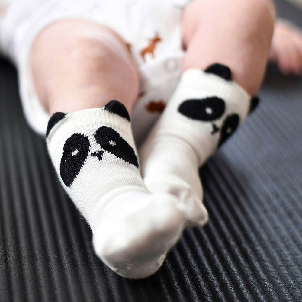 Meias antiderrapantes Koala + Panda
