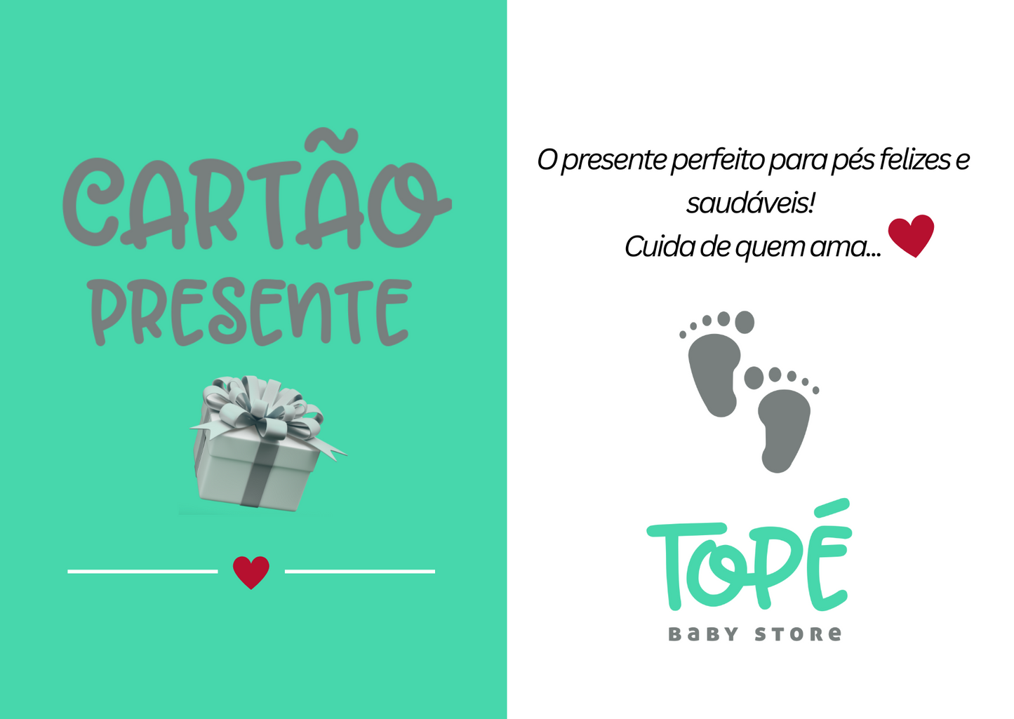 Cartão Presente TOPÉ
