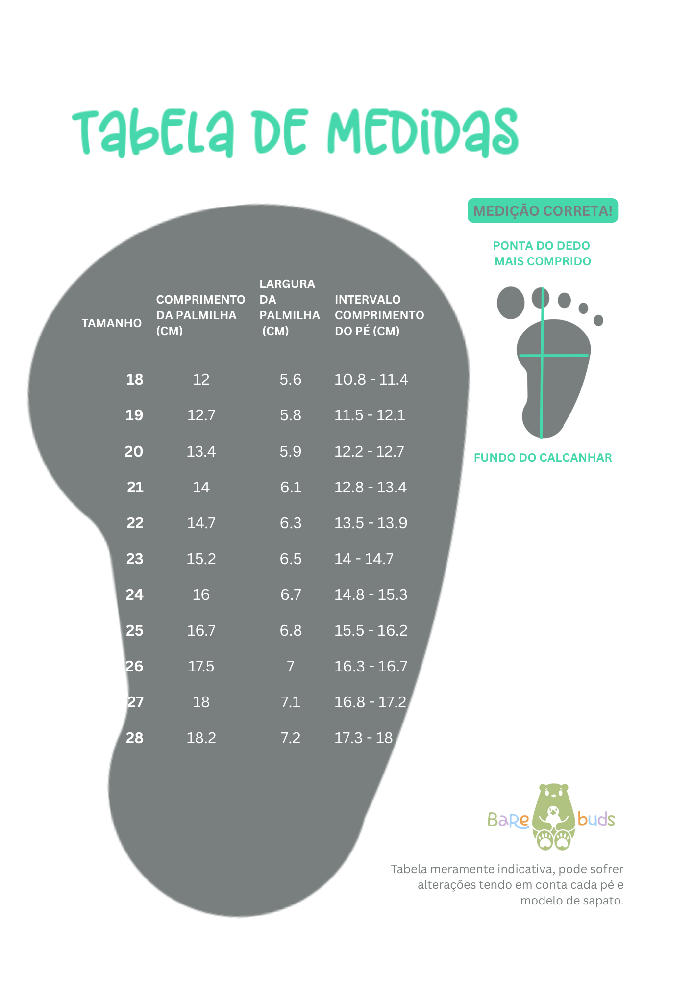 BAREBUDS - Kobi Baby Carneira Barefoot em Camurça