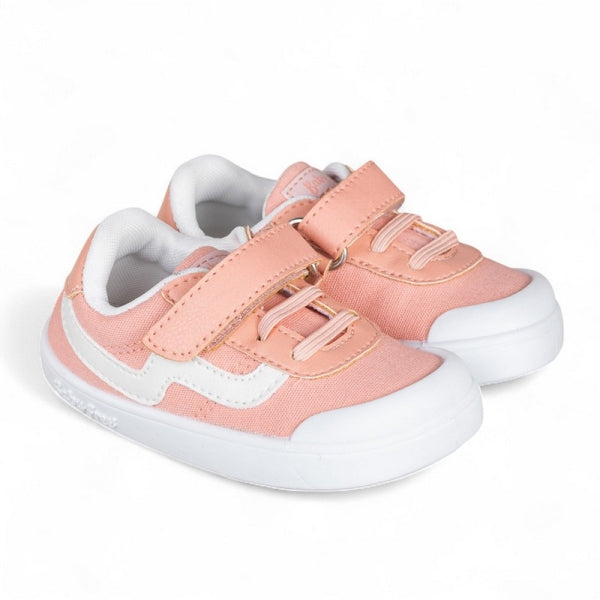 CHETTO - Sapatilhas Lona Velcro e Elástico Rosa