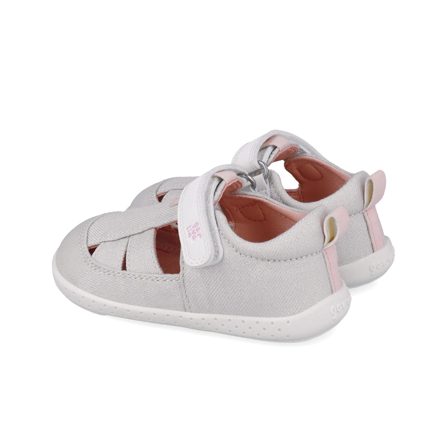 GARVALIN - Sandálias Lona Metalizada