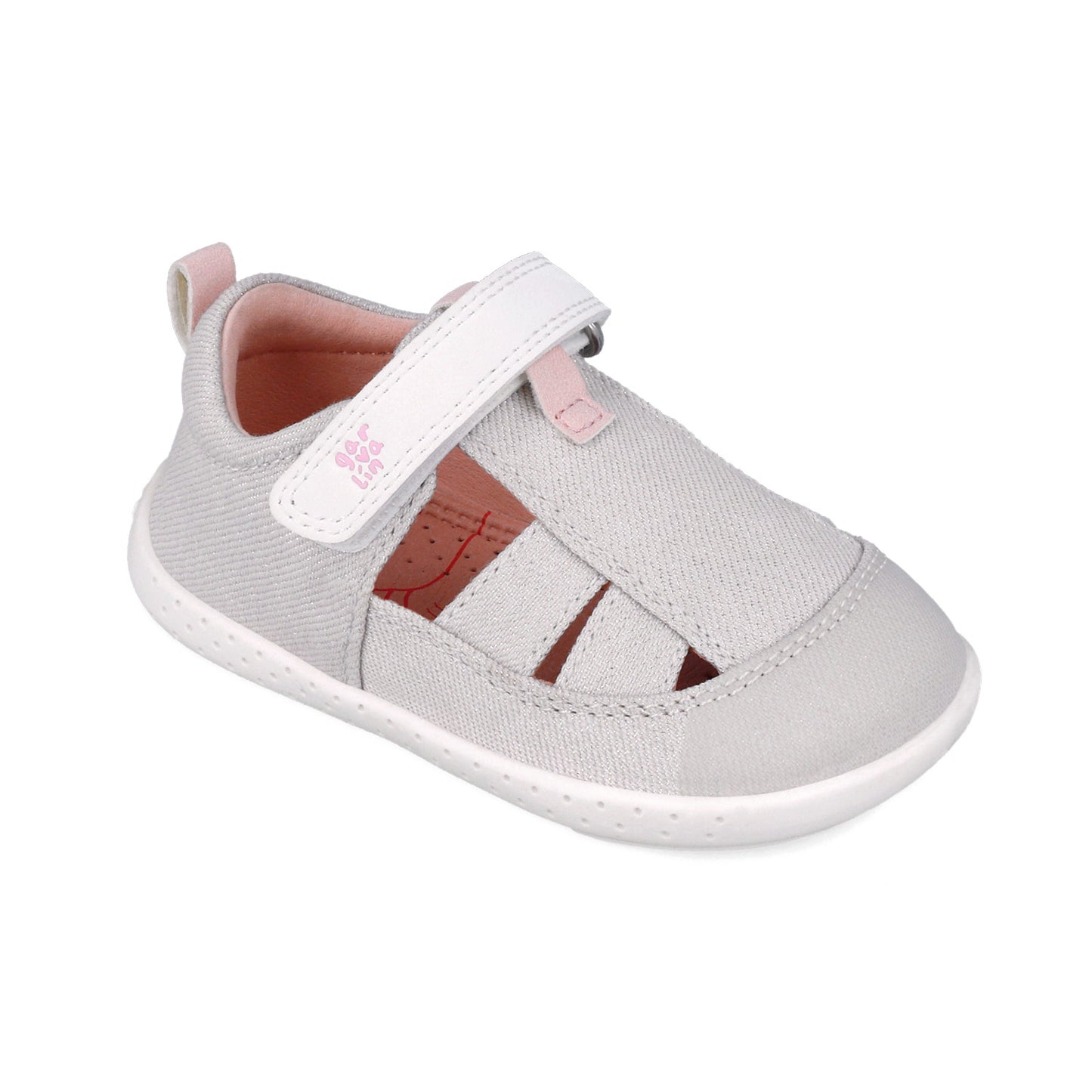 GARVALIN - Sandálias Lona Metalizada