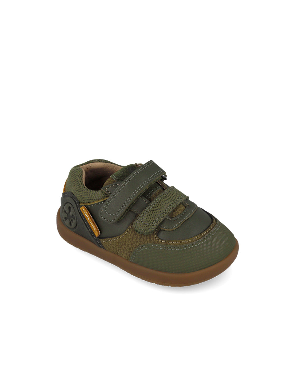 BIOMECANICS - Sapato Urban Sauvage Verde Militar