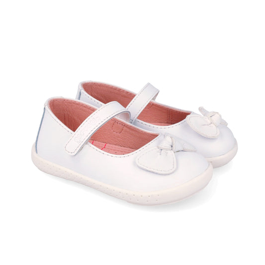 GARVALIN - Merceditas Branco com Laço