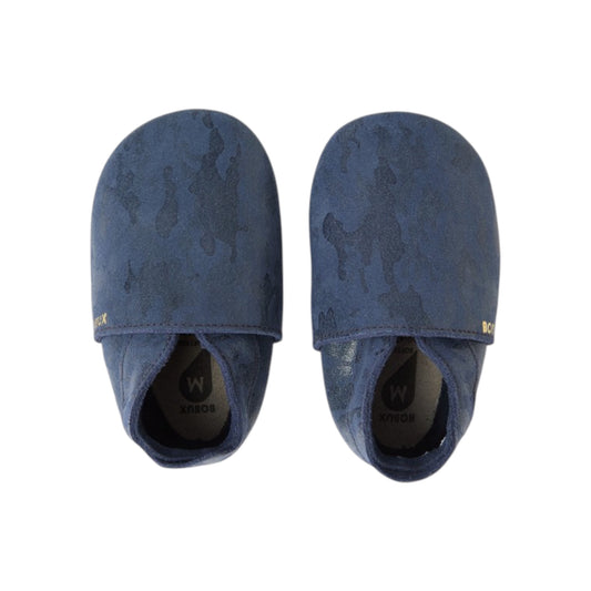 BOBUX - Soft Sole Simple Camo Army & Brz Navy