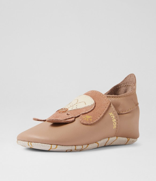 BOBUX - Soft Sole Peeking Puppy (Warm Taupe)