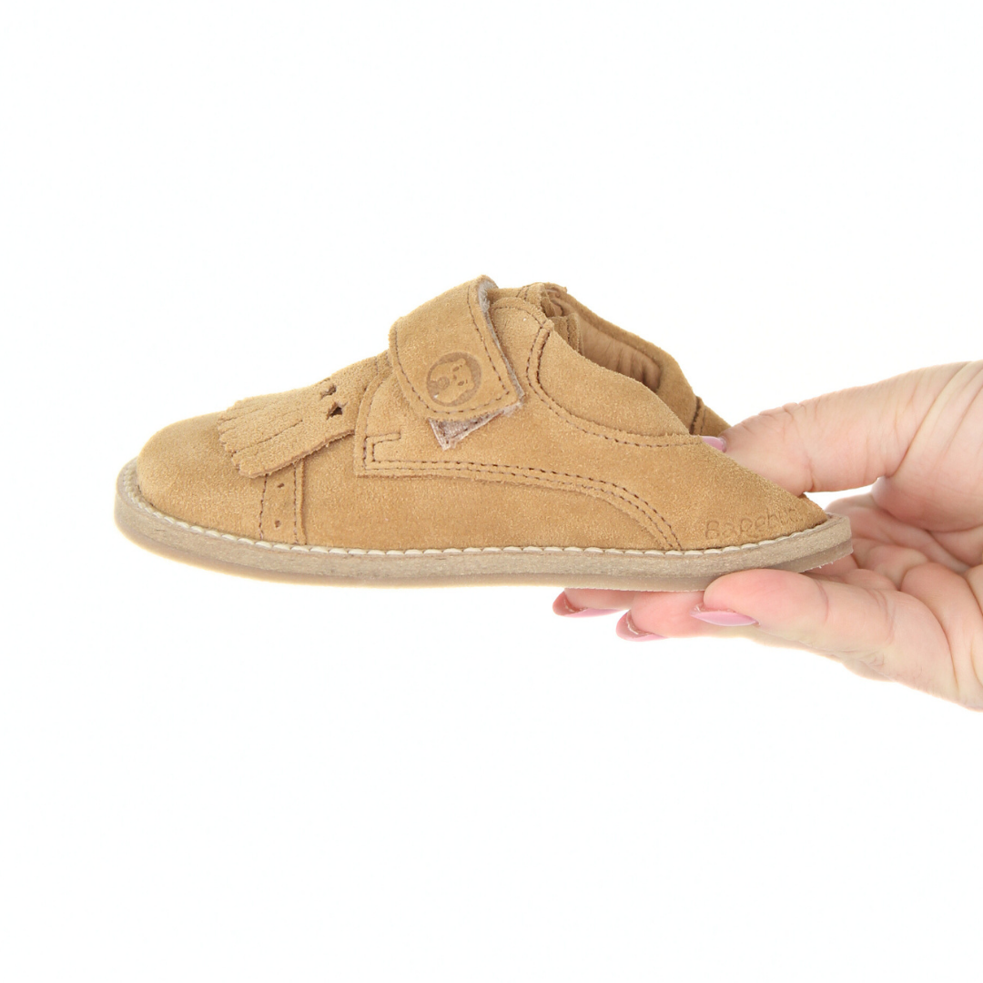 BAREBUDS - Kobi Baby Carneira Barefoot em Camurça