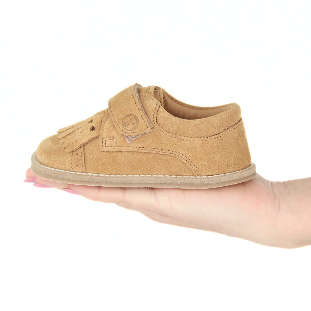 BAREBUDS - Kobi Baby Carneira Barefoot em Camurça