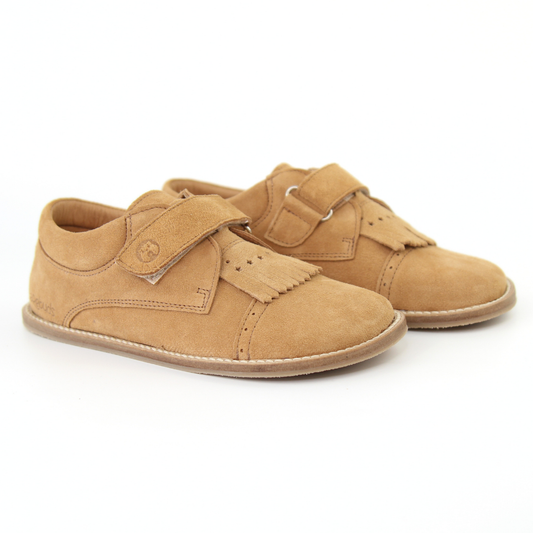 BAREBUDS - Kobi Junior Carneira Barefoot em Camurça