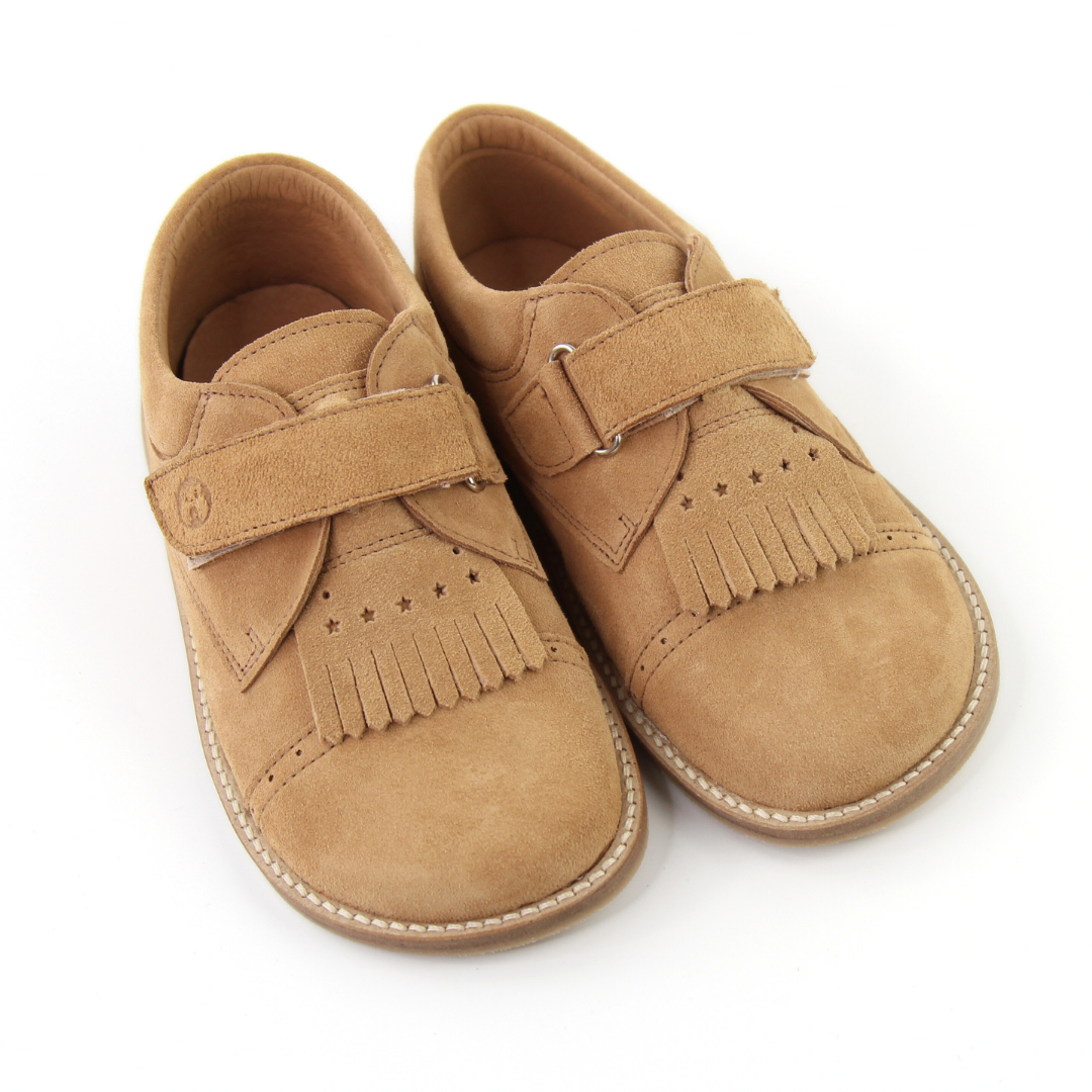 BAREBUDS - Kobi Junior Carneira Barefoot em Camurça