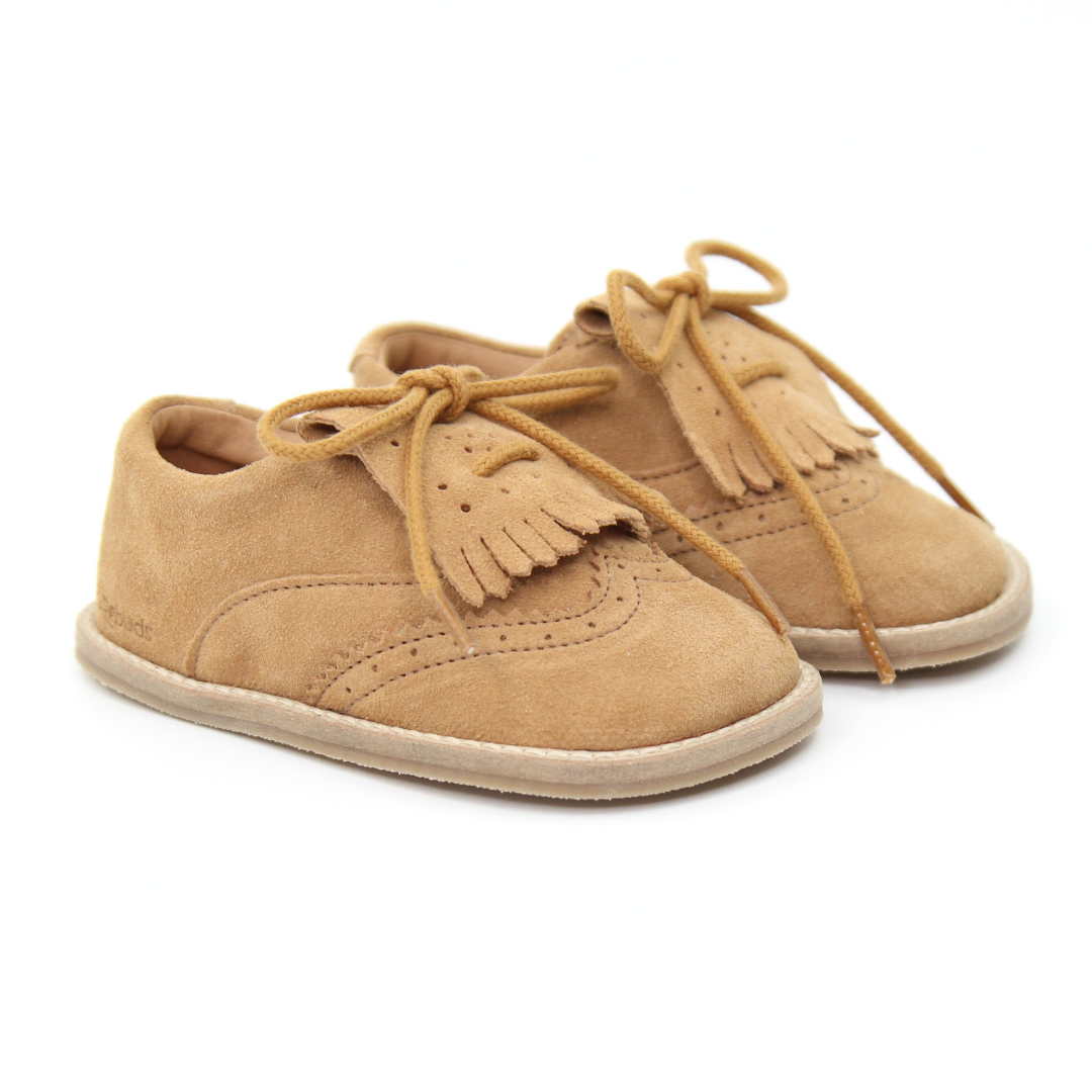 BAREBUDS - Simba Baby Carneira Barefoot em Camurça