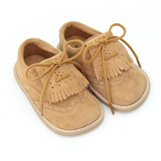 BAREBUDS - Simba Baby Carneira Barefoot em Camurça