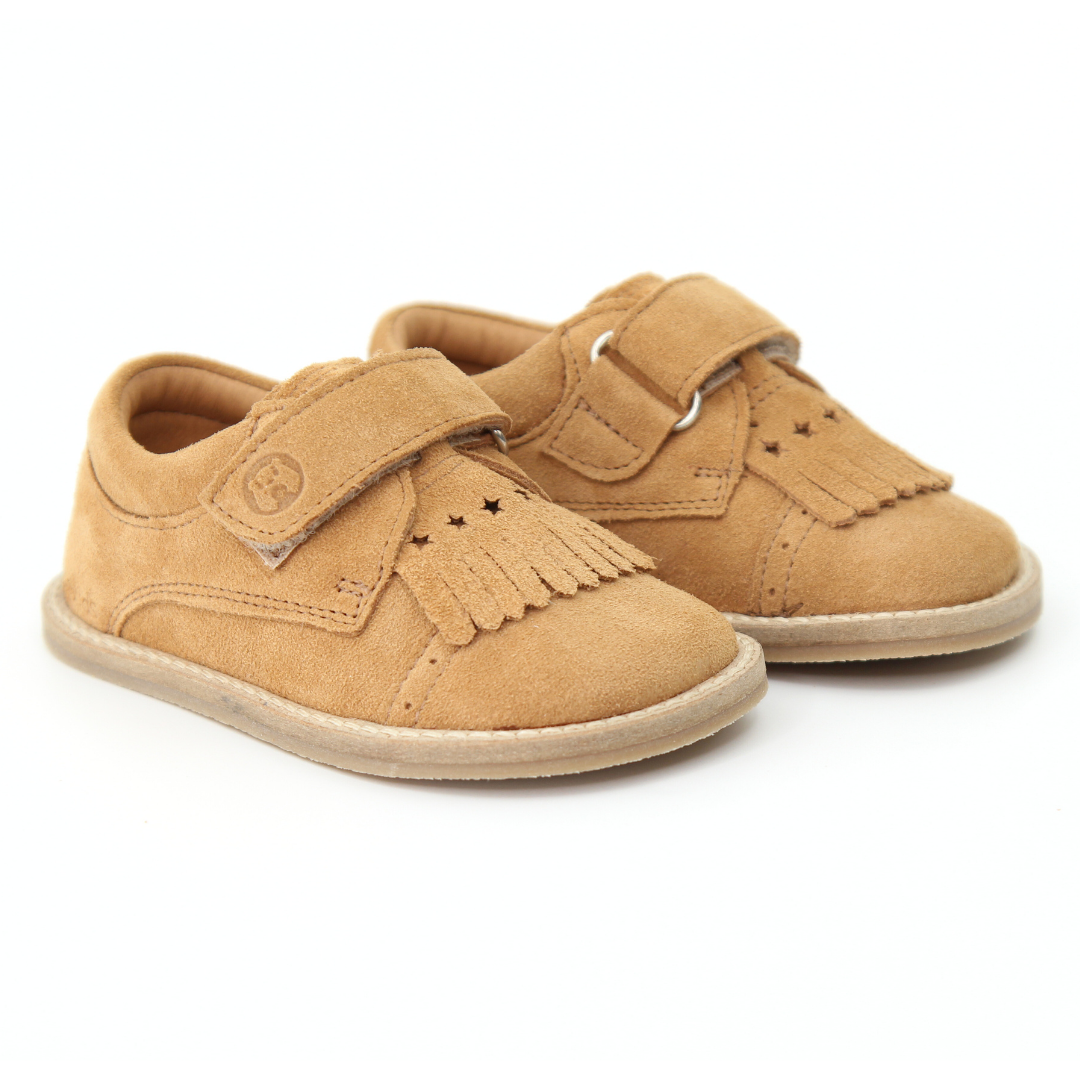 BAREBUDS - Kobi Baby Carneira Barefoot em Camurça