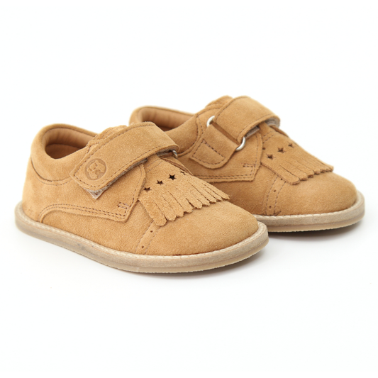 BAREBUDS - Kobi Baby Carneira Barefoot em Camurça