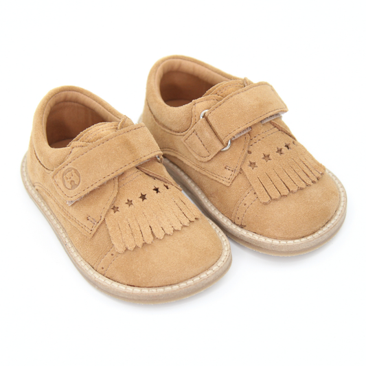 BAREBUDS - Kobi Baby Carneira Barefoot em Camurça