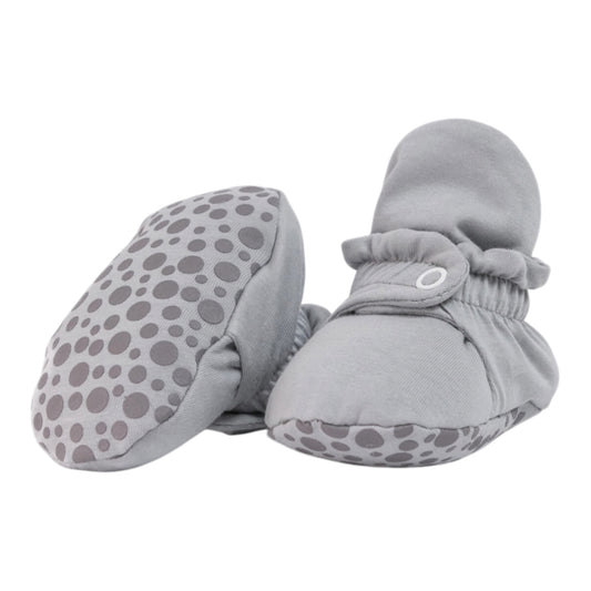 ZAS TRAS - Baby Booties Fresh Collection Silver Macaron