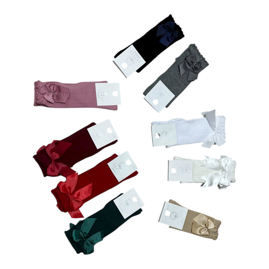 Meia Alta - Laço Gorgurão