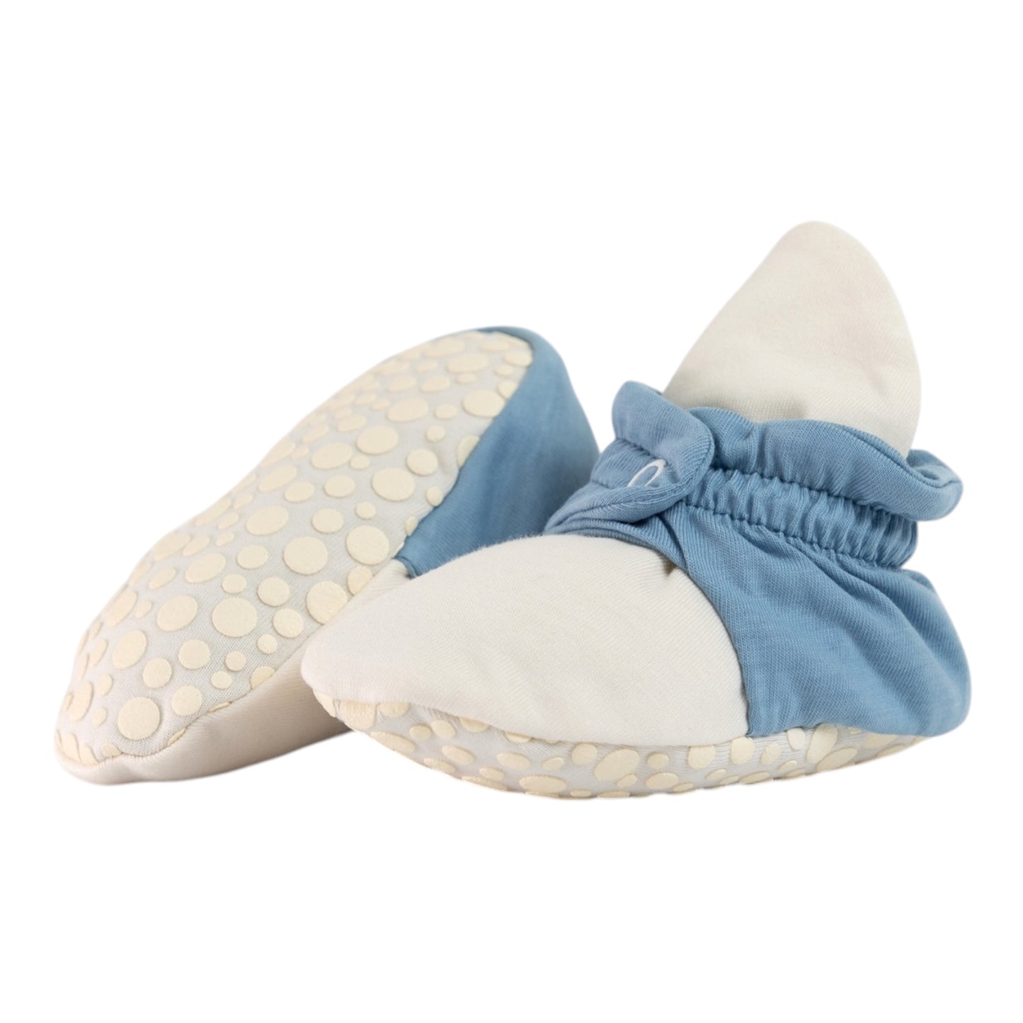ZAS TRAS - Baby Booties Fresh Collection Blue Pop Corn