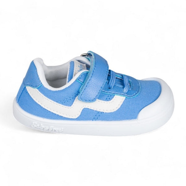 CHETTO - Sapatilhas Lona Velcro e Elástico Azul