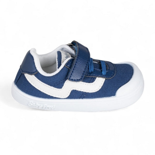 CHETTO - Sapatilhas Lona Velcro e Elástico Azul Marinho