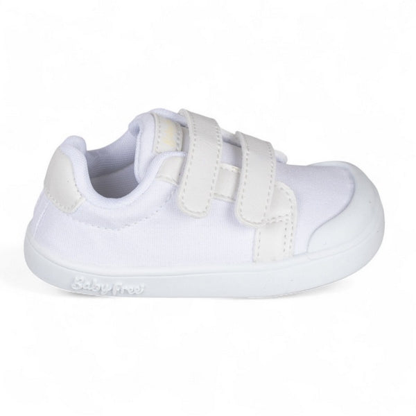 CHETTO - Sapatilhas Lona Velcro Branco