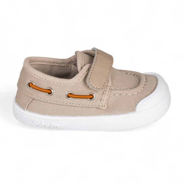 CHETTO - Sapatos Lona Nautico Taupe