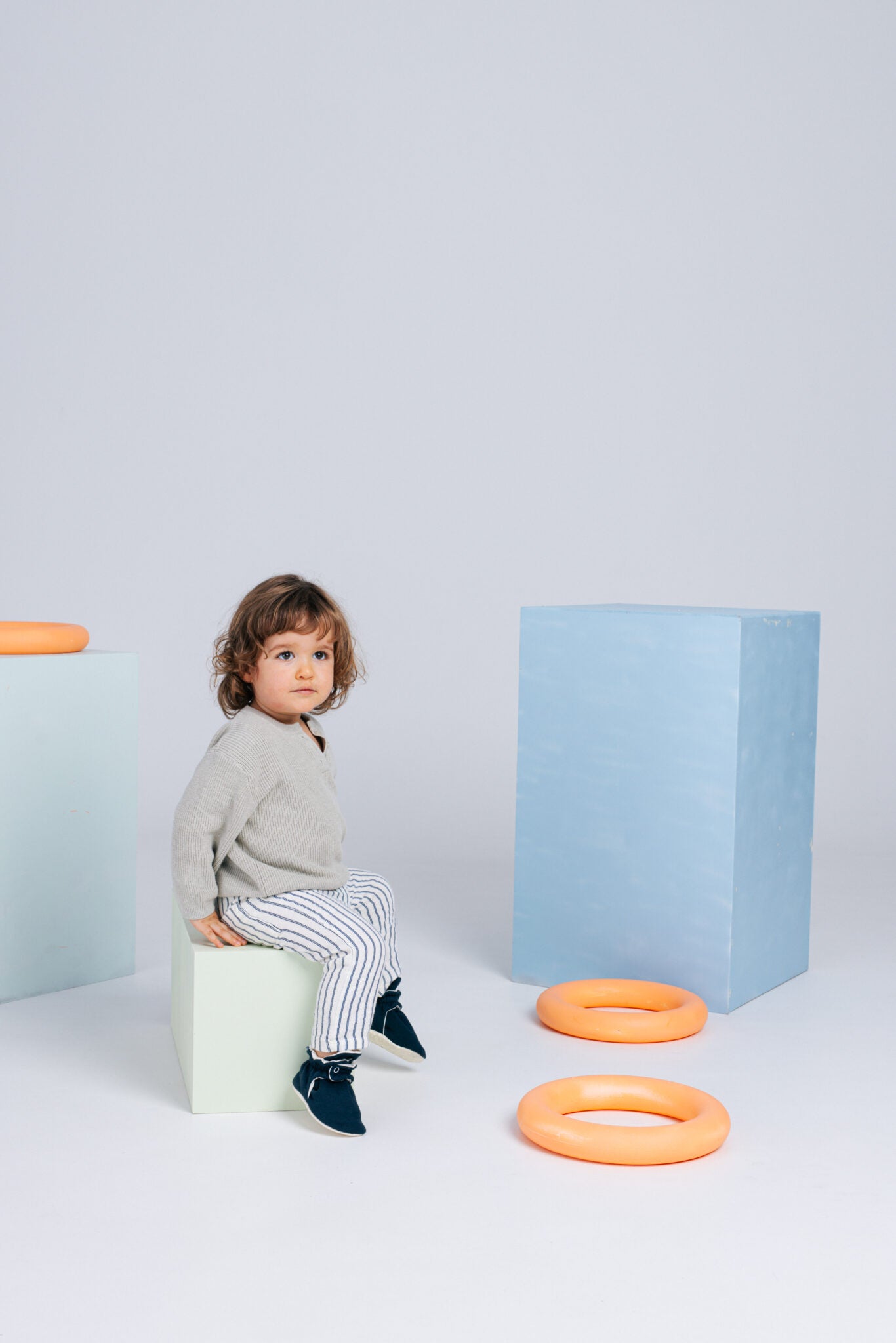 ZAS TRAS - Baby Booties Mid Season Collection Blue Cake Pop