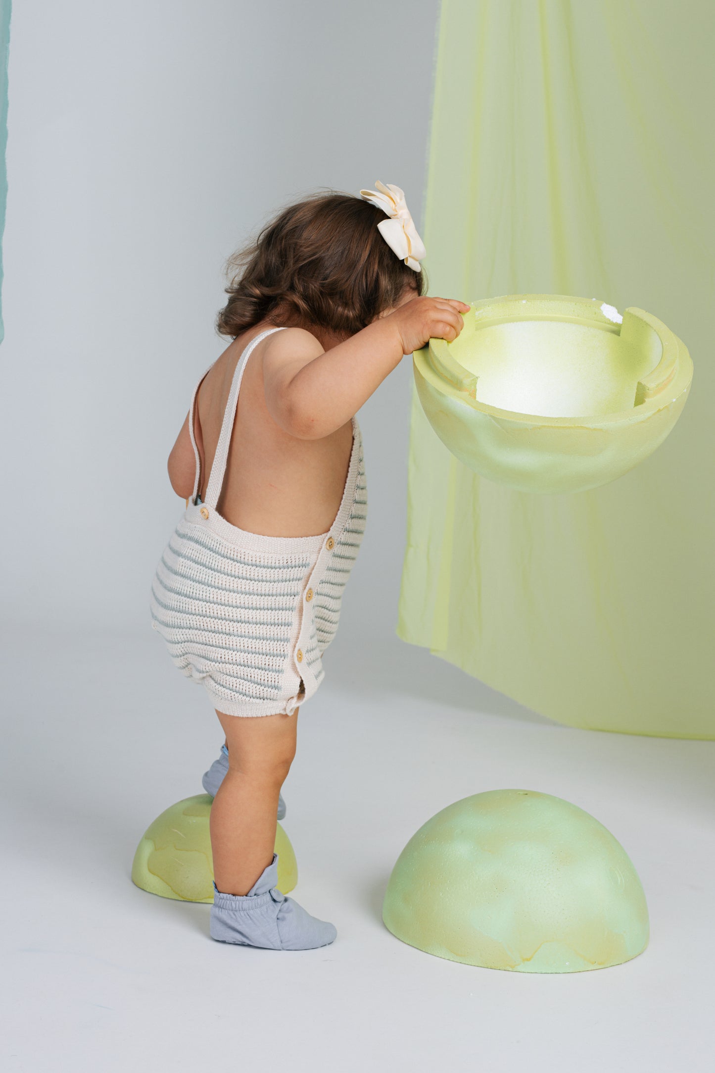 ZAS TRAS - Baby Booties Fresh Collection Silver Macaron