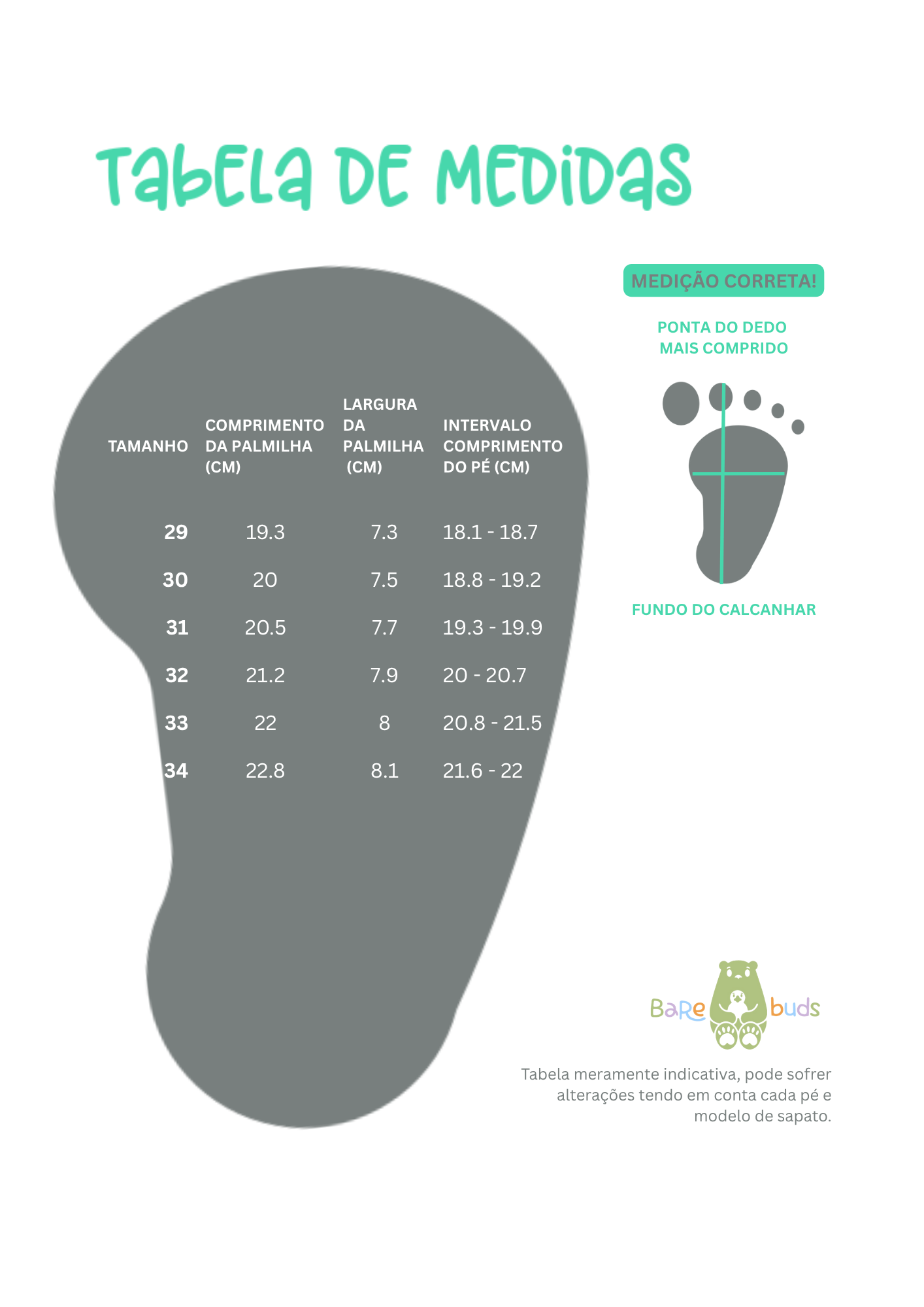 BAREBUDS - Kobi Junior Carneira Barefoot em Camurça